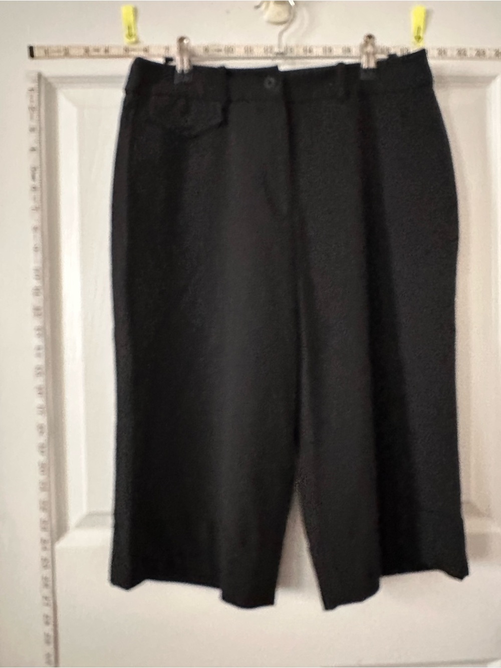 dressbarn Black Bermuda Shorts